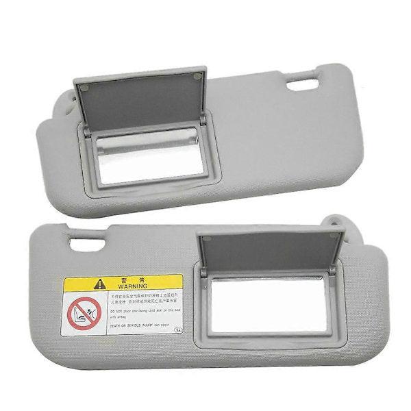 Car Visor for 2014 2015 2016 2017 74320-02B21 74310-02K91 with Mirror Car Accessories Gray.