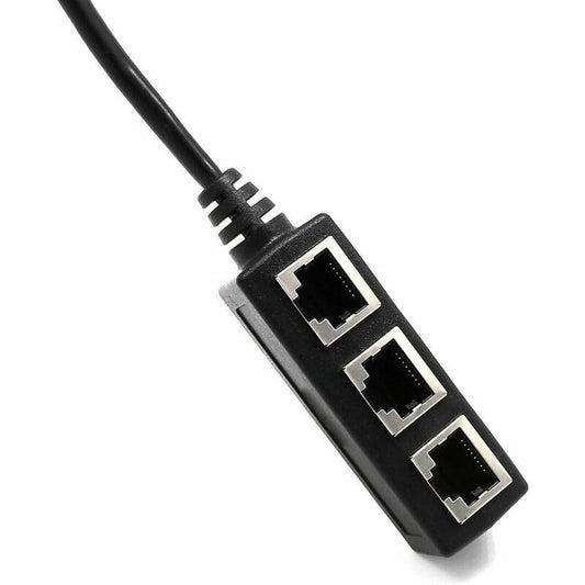 RJ45 Network 1 to 3 Port Ethernet Adapter Adapter Cable Network Cable Splitter.