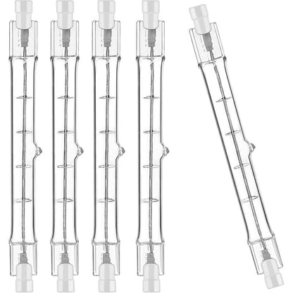 5-pack R7S Halogen Bulb 118mm 200W 230V Dimmable for Construction Floodlights Landscape Lighting Living Room Lighting