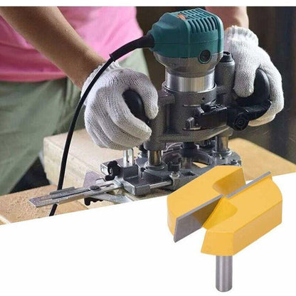 Router, Edge Router, 8mm Router, Bottom Cleaning Router, T-Slot Routers, 8x57mm Bottom, Yellow Blade, from DE.