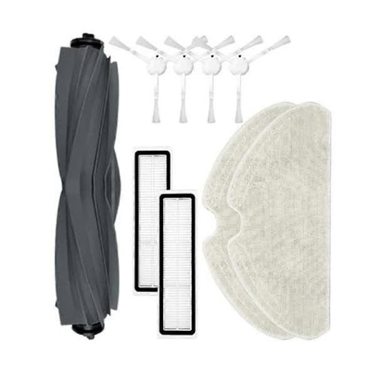 Accessories for Bot D10s Robot Vacuum Cleaner Roller Main Brush Side Brush Hepa Filter Mop Pad Spare Parts As Shown.