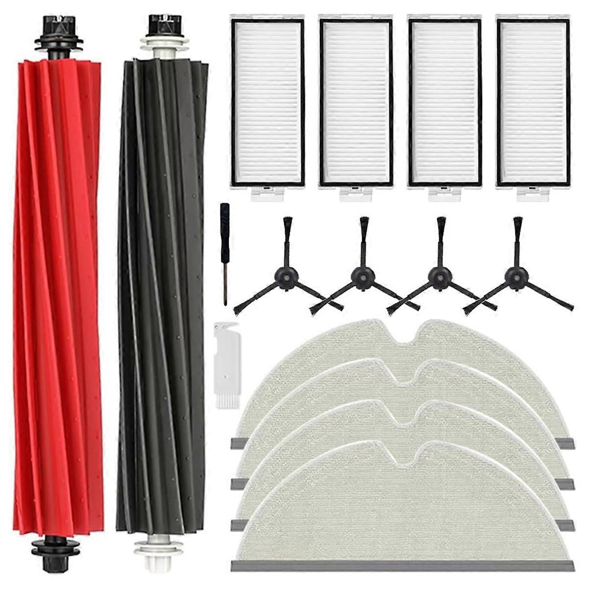 For Roborock Q8 Max/ Q5 Pro Main Brush Side Brush Hepa Filter Mop Cloth 51 51 plastic.
