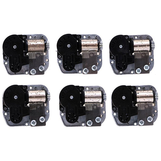 Mechanical DIY Music Box Sankyo Musical Movement + Screws + Black A3:Merry Christmas.