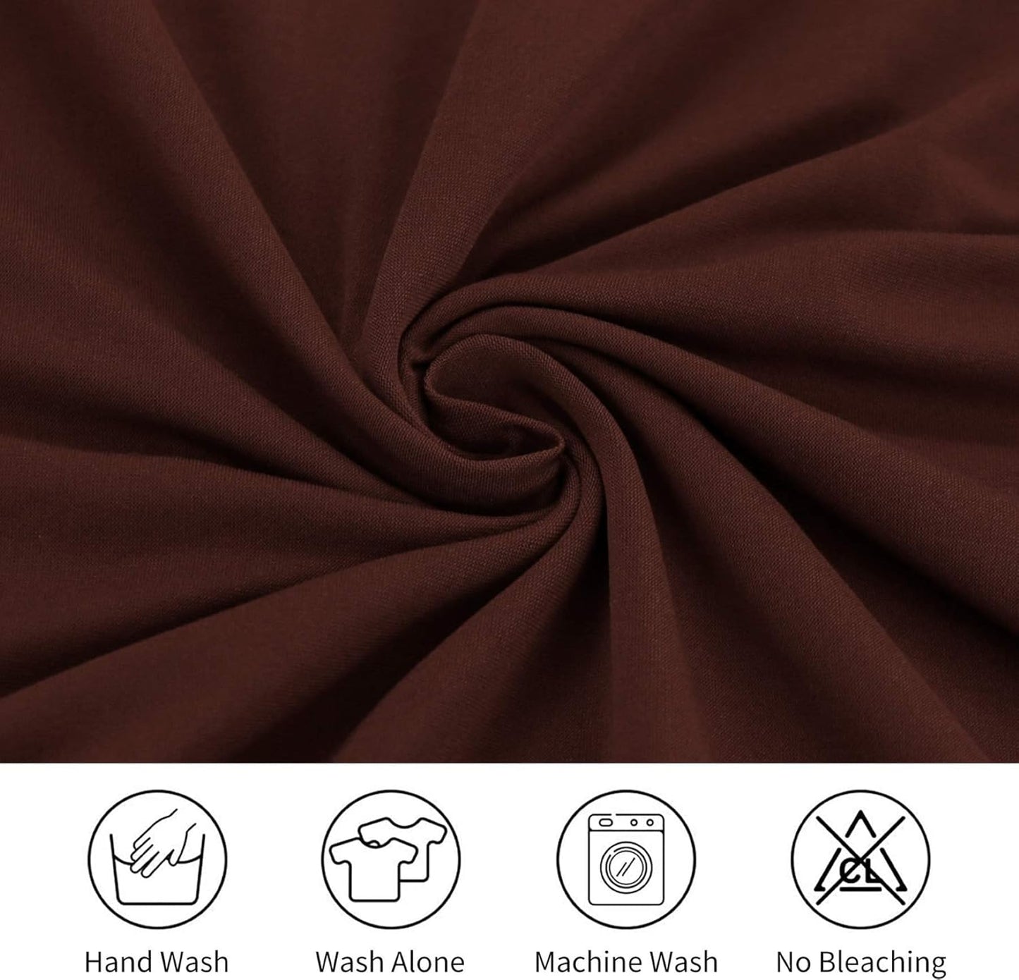 Set of 4 or 6 Chair Covers, Stretchy, Removable, Washable Chair Covers, Decorative Protectors for Hotel, Cafe -tfrf coffee 6pcs