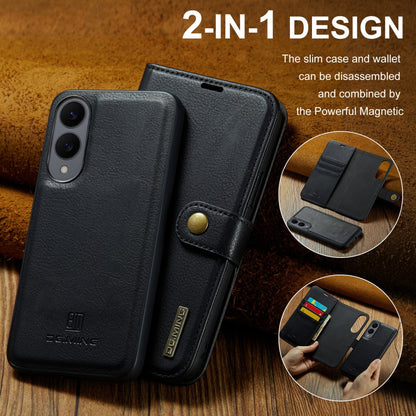 DG.MING 2-in-1 Magnetic Wallet Samsung Galaxy S25 Edge Black_max