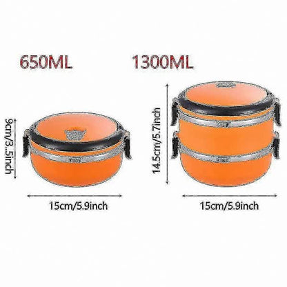 Vacuum Insulated Stainless Steel Food Container, Portable Food Thermos for Travel_yux