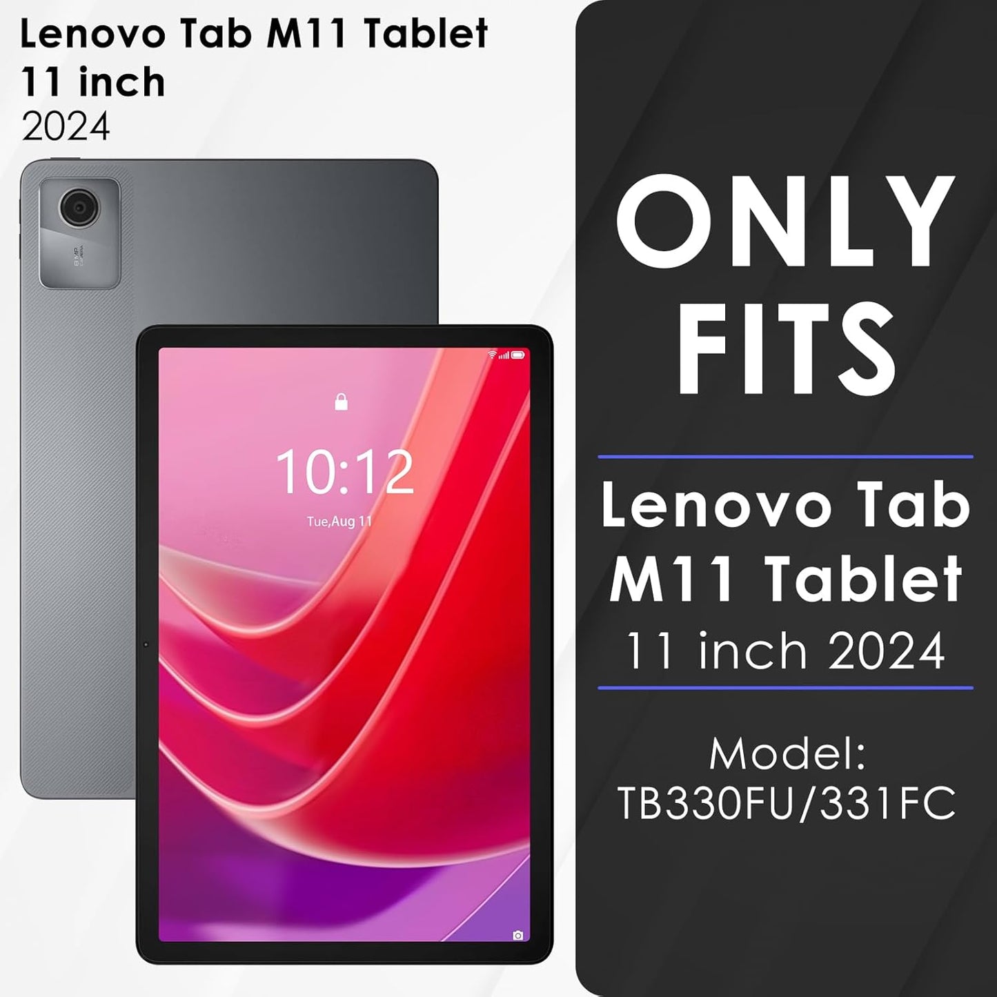 Black Case Lenovo Tab M11 KATUMO