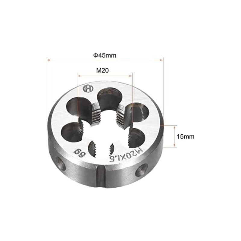 M20 x 1.5 Right Hand Thread Metric Machine HSS High Speed Steel.