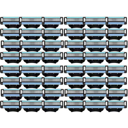48 pcs Razor Blade Refill, Manual Mach 3 for