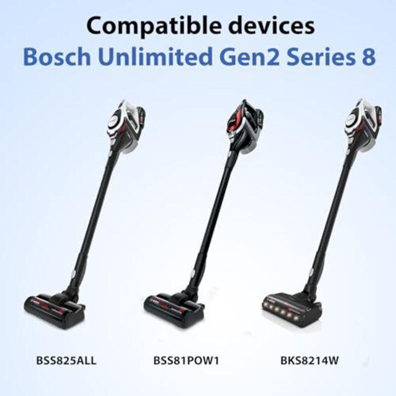 Bosch Unlimited Gen2 Series 8 Vacuum Cleaner Replacement Filter 2-Pack Compatible with BKS8214W BSS825ALL BSS81POW1 BBS8214PET Parts 12036642 12023349.