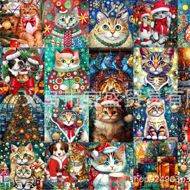 Puzzle Advent Calendar 2025, 1008 Puzzle Pieces 24 Days Christmas Countdown Advent Calendars. Hover Image