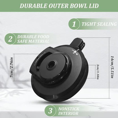 /NN/Outer Lid for Ninja Ice Creami Maker Compatible with NC299AMZ/NC301/NC300 (No Paddle) Reusable Replacement Lid Accessory{F2}.