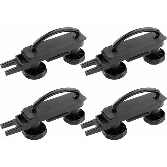 pcs Universal Roof Box U-Shaped Mounting Brackets Inner Width with 8 Lock Nuts