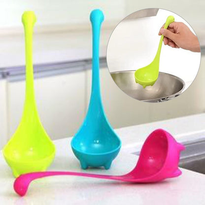 3-Pack Nessie Soup Ladle Loch Ness Design Upright Spoon Home Kitchen Bar Cooking Accessories