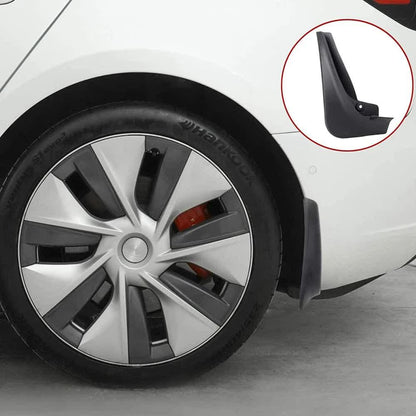 pcs Mudguards for Tesla Model 3 Front Rear Mudguard Fender Kit White Model 3_tfrf White Model 3.