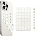 New Silicone Suction Cup Phone Case Mount Double Sided, Phone Accessory Handsfree Strong Grip Holder for Selfies and Videos White.