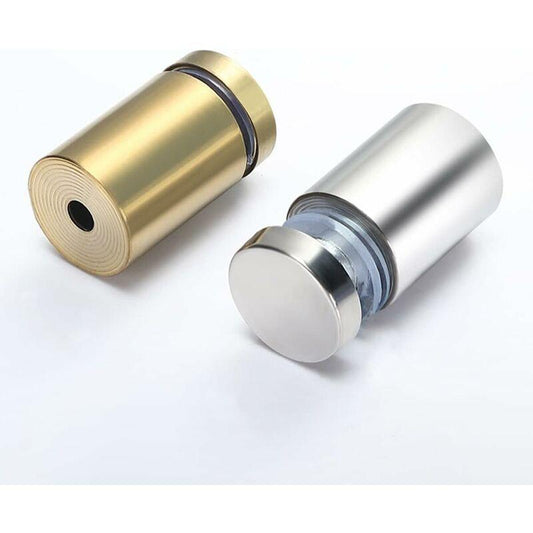 20x Spacer Screws, Glass Advertising Axis Spacer Bolt Fix Glass Advertising Spacer, Stainless Steel, 12X40mm, with Screw Mounting Accessories.