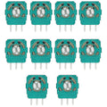 10 Pieces PS5 Handle Control Adjustable Potentiometer 2k3 Resistor P5 Telemetry Repair Parts.