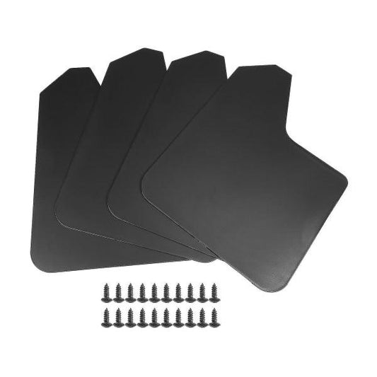 {CA}4pcs Universal Mud Flaps for Car Pickup Van Truck Mudguards with Screw.
