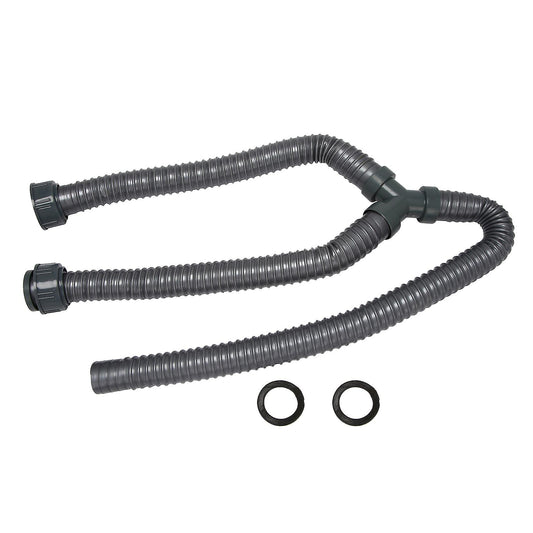 1m Washing Machine PVC Y-Shaped Drain Hose Washing Machine Pipe Connector