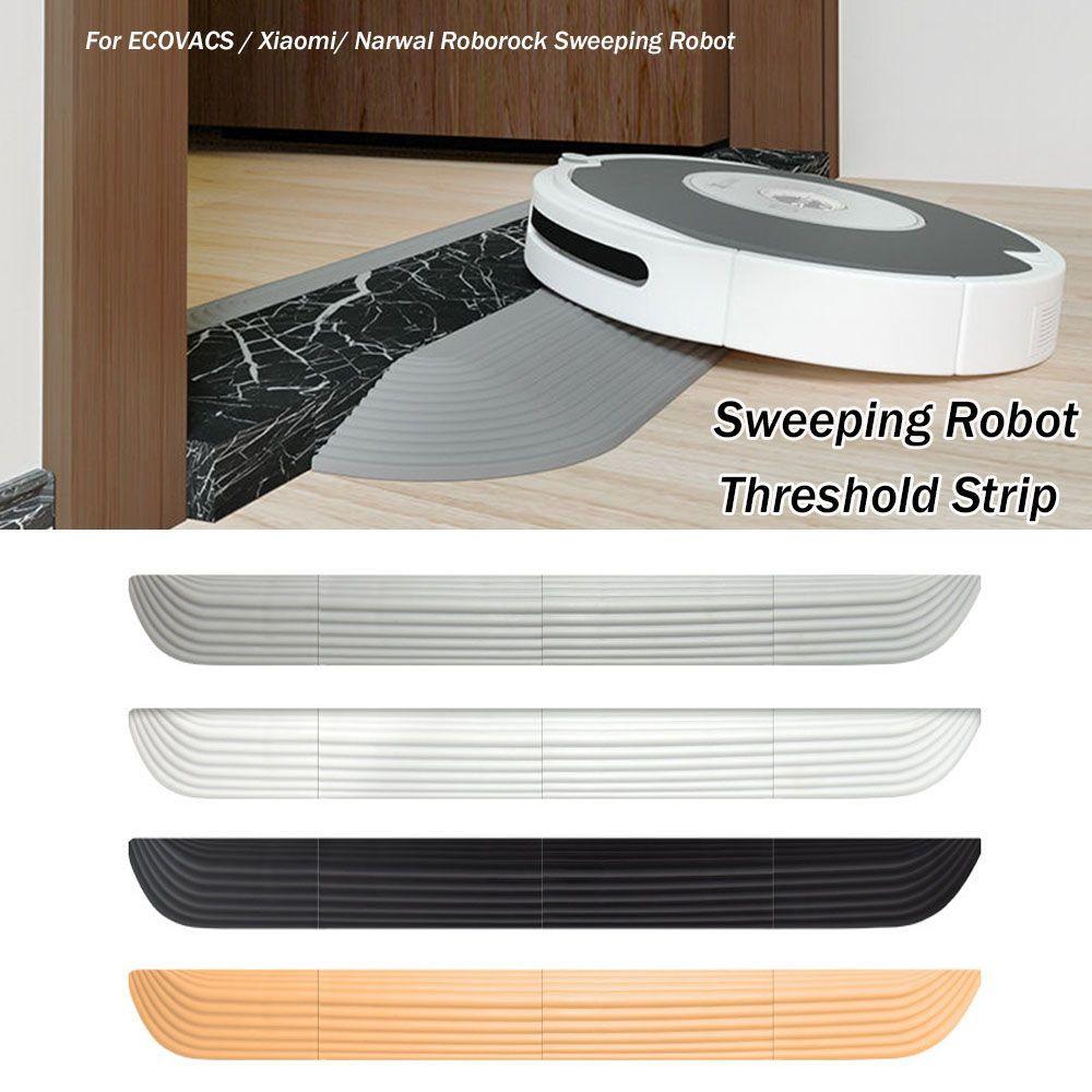 Replacement ramp for robot vacuum cleaner, threshold ramp for doors, gray.