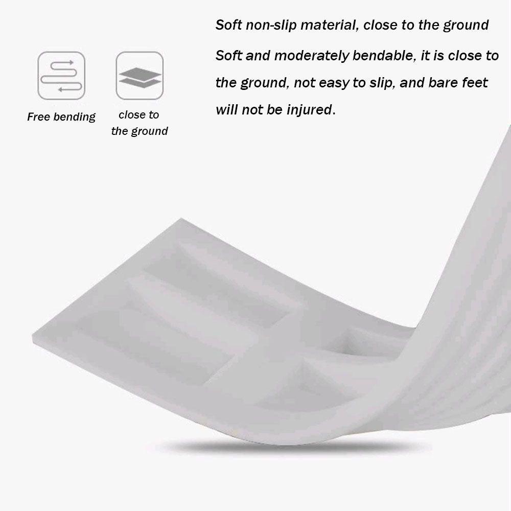 Replacement ramp for robot vacuum cleaner, threshold ramp for doors, gray.