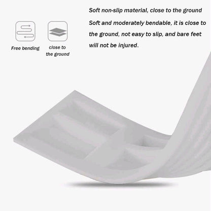 Replacement ramp for robot vacuum cleaner, threshold ramp for doors, gray.