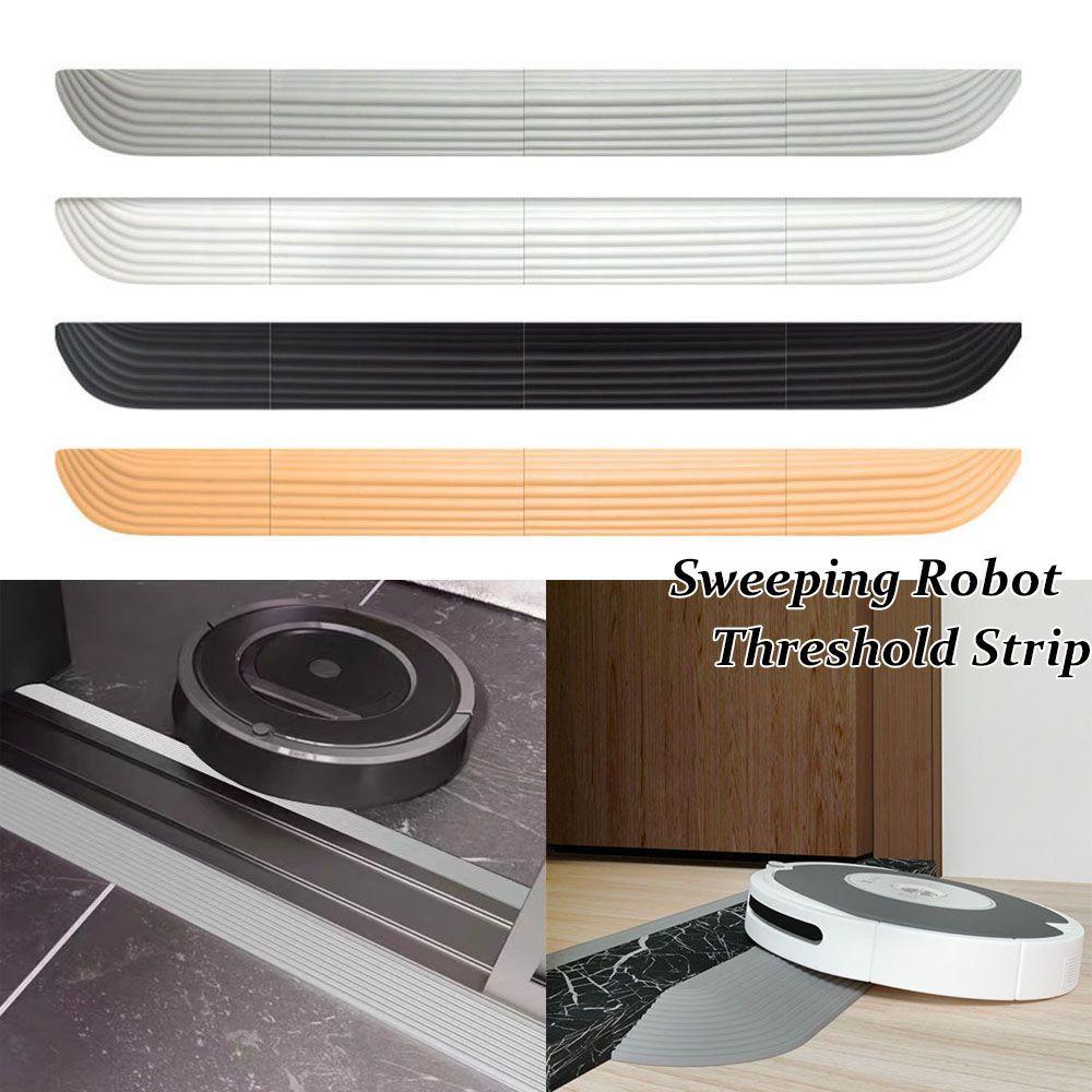 Replacement ramp for robot vacuum cleaner, threshold ramp for doors, gray.