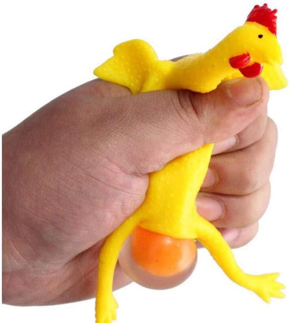 Laying Hens, creative toys, jokes, squeeze toy laying hen, ventilation chicken key chains, ventilation, stress relief, trick-yux.