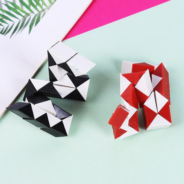 Mini Twist Puzzle Toys Plastic Snake Twist Puzzle Educational Game Toy for Boys Girls Gift.
