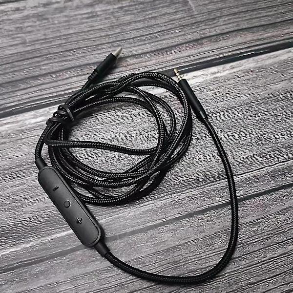 USB-C to 2.5mm Male Cable for QC25/QC35/QC35II/QC45 Headphones with Microphone.