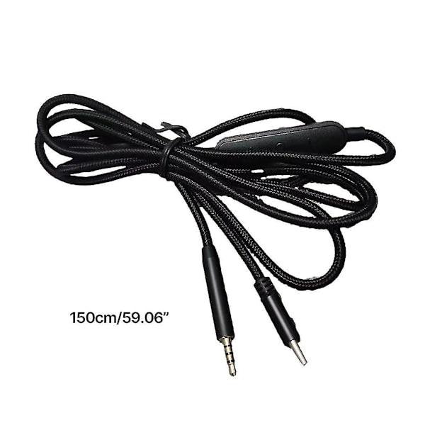 USB-C to 2.5mm Male Cable for QC25/QC35/QC35II/QC45 Headphones with Microphone.