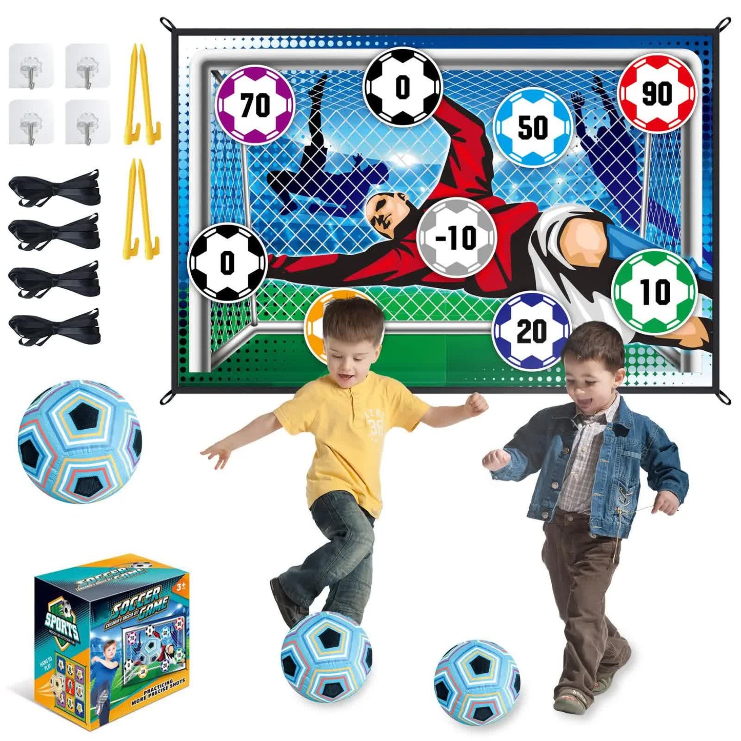150cm Football Play Mat Set Outdoor Indoor Football Toys.