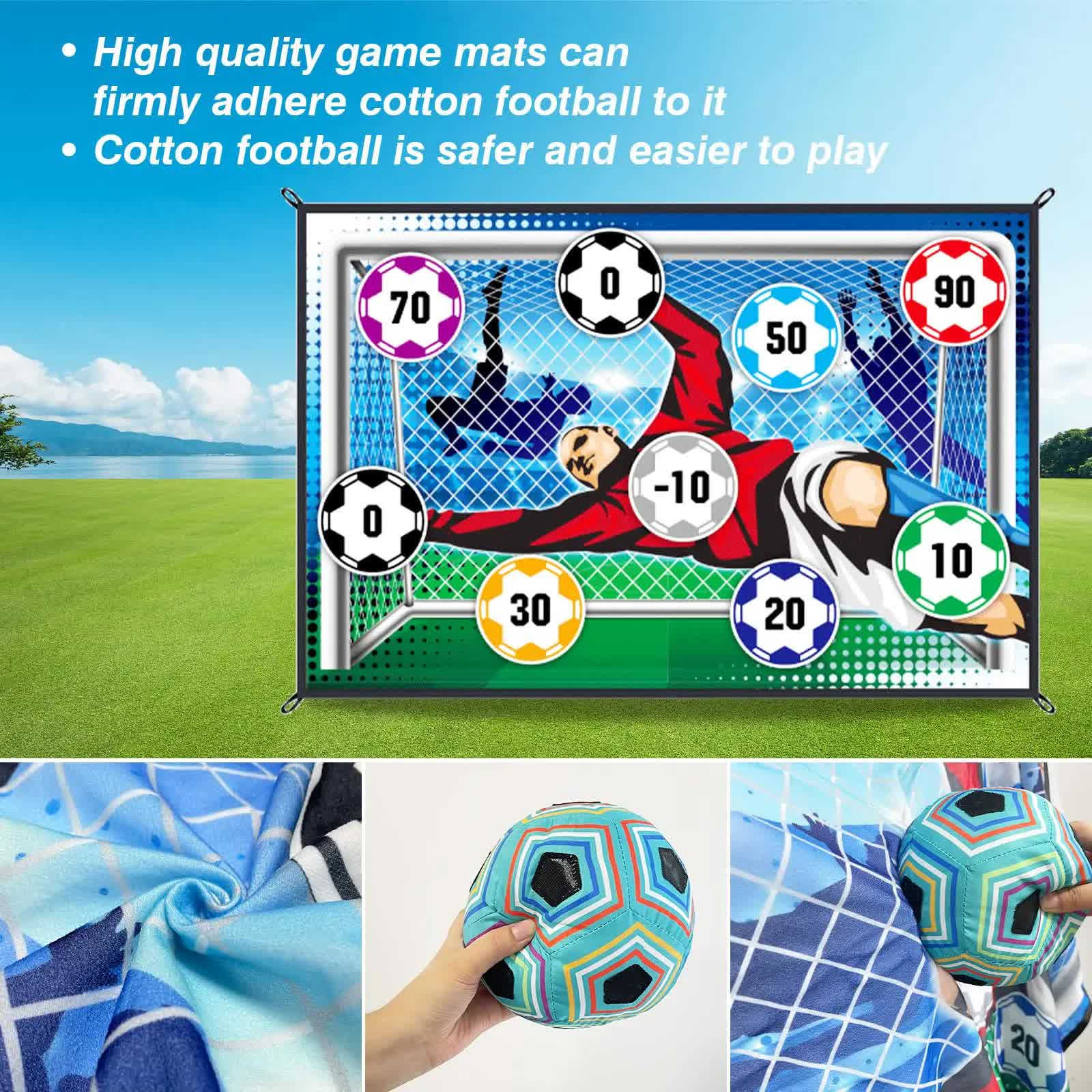 150cm Football Play Mat Set Outdoor Indoor Football Toys.