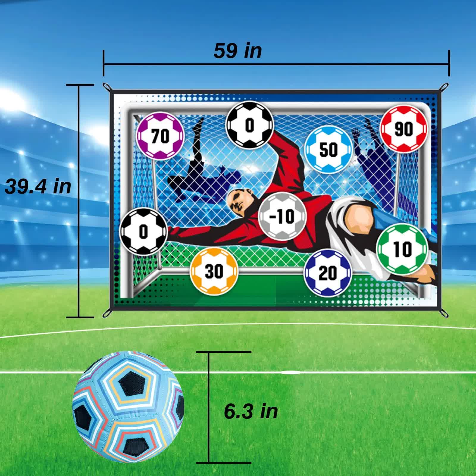 150cm Football Play Mat Set Outdoor Indoor Football Toys.