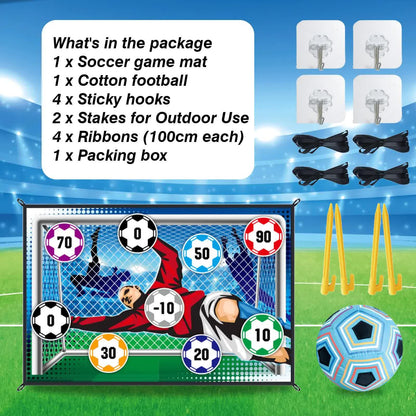 150cm Football Play Mat Set Outdoor Indoor Football Toys.