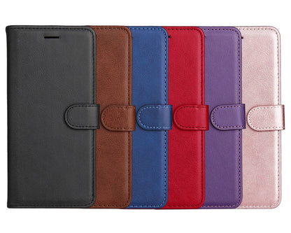 SKALO Xiaomi Redmi A5 4G PU Leather Wallet Case - More Colors_MGF Red Red
