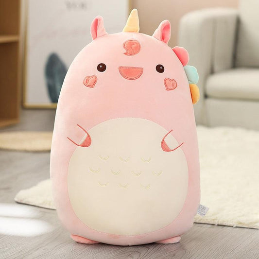 Squishmallow Pillow Doll Kawaii Animal Fat Dinosaur Pillow Plush 80cm Unicorn 60cm-max Unicorn 60cm.