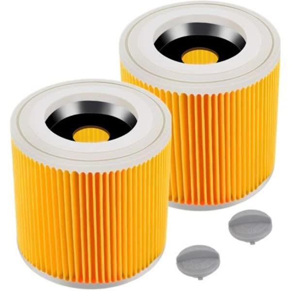 2-pack filter cartridge for KÃ¤rcher WD3 Premium, NT20/1 NT30/1 NT38 - Filters - Replacement filters for KÃ¤rcher vacuum cleaners.