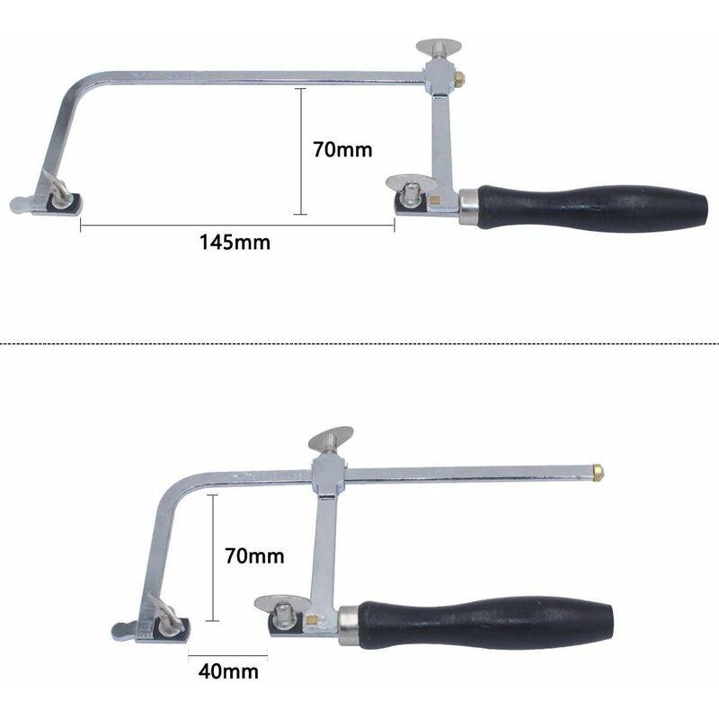 Adjustable Jeweler's Saw with 144 Blades - Professional Equipment for Jewelry Making.