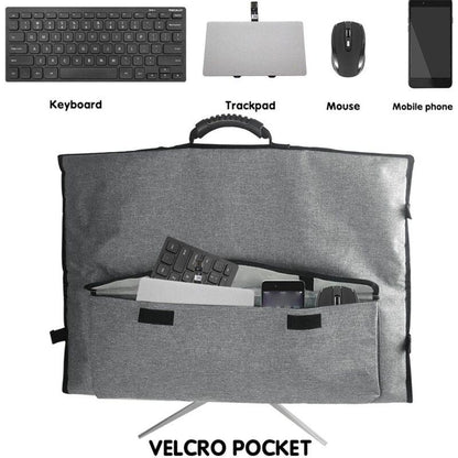 Monitor Carrying Case, Protective Storage Bag with Carrying Handle, Compatible with 24 to 27-inch Desktop Computer Monitors and Accessories.