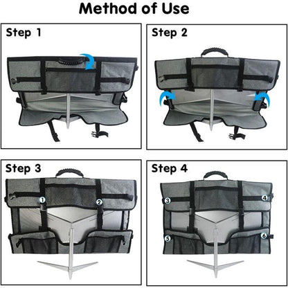 Monitor Carrying Case, Protective Storage Bag with Carrying Handle, Compatible with 24 to 27-inch Desktop Computer Monitors and Accessories.
