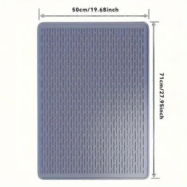 Extra Large Silicone Stove Protector Mat - Heat Resistant Protector for Electric Stove, Non-Slip Dish Mat for Kitchen Black.