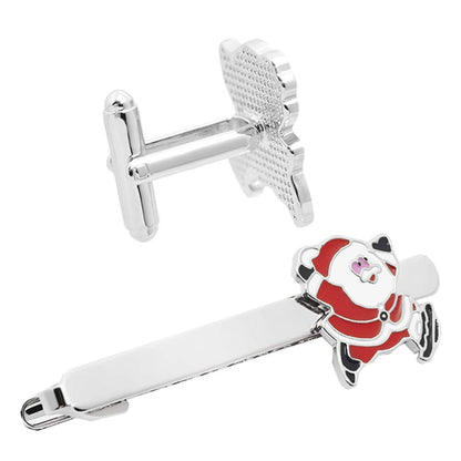 pcs Stylish Christmas Tie Clip Christmas Winter Santa Tie Clip Wedding Bar Buckle—yux
