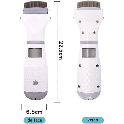 Electric Lice Comb, Vacuum Cleaner with Three Filters for Kids and Pets, Professional Lice Cleaning Tool.