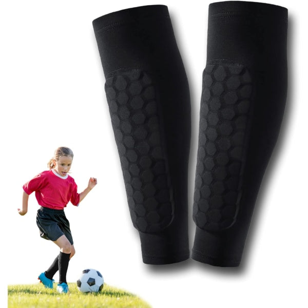 Football Protectors for Children, Shin Guards, Football Socks M.