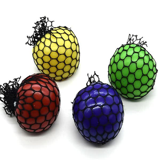 4-pack Mesh Stress Balls for Adults and Kids.