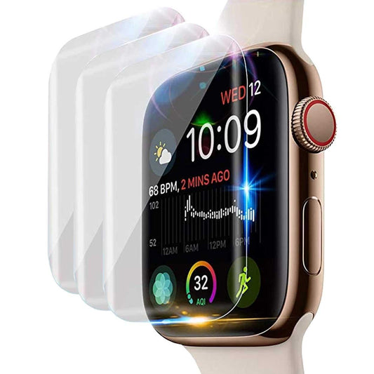 3-pack Screen Protector for Apple Watch 1/2/3 42mm - Full Coverage Transparent.