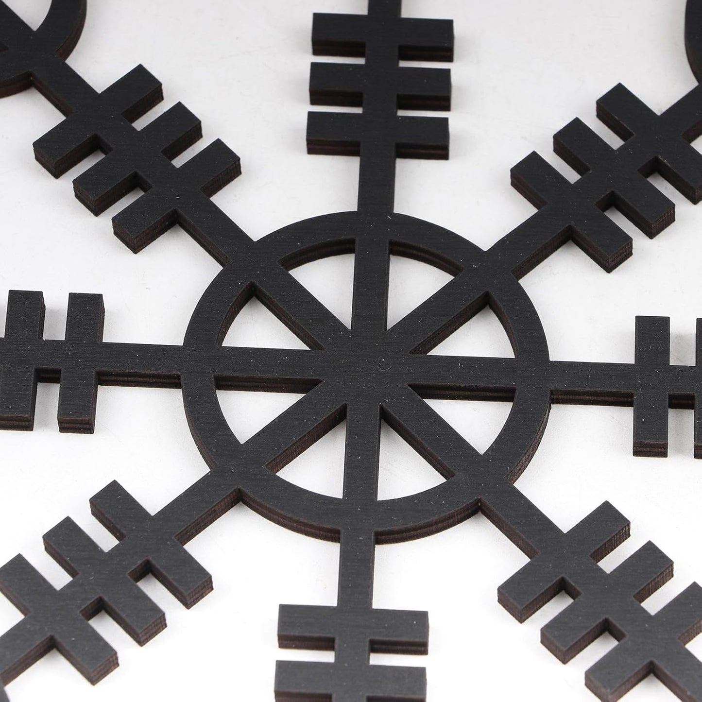 Metallic Viking Wall Art | Nautical Nordic Compass Decor for Bedroom or Living Room