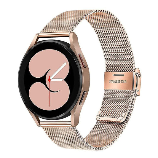 Compatible with Samsung Galaxy Watch 4 5 6 Bracelet Case 40mm 44mm Mesh Loop Stainless Steel Strap Bling Case Gold Set watch6 40mm.